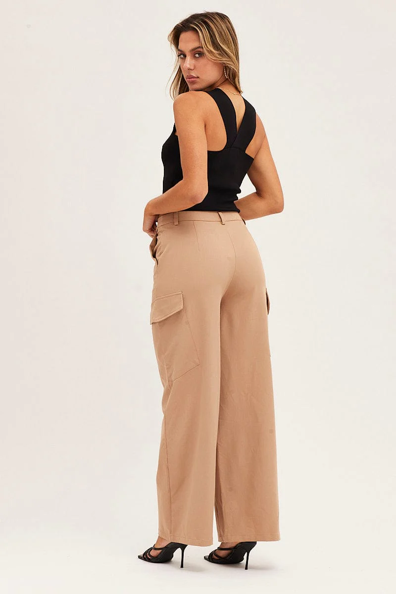 Beige Cargo Pant - Image 5