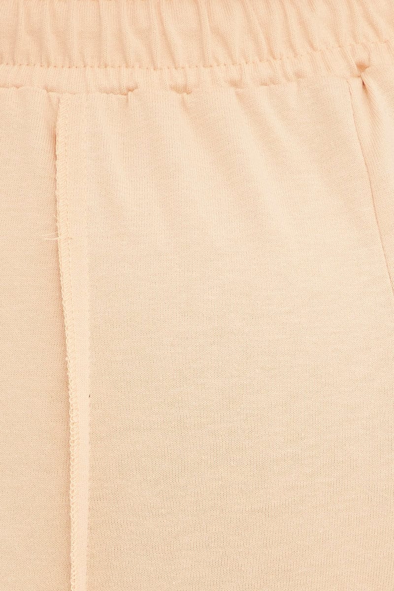 Beige Crop Singlet Loungewear Set - Image 6