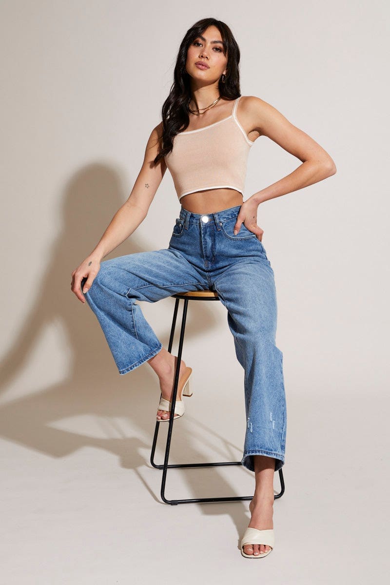 Beige Knit Top - Image 2