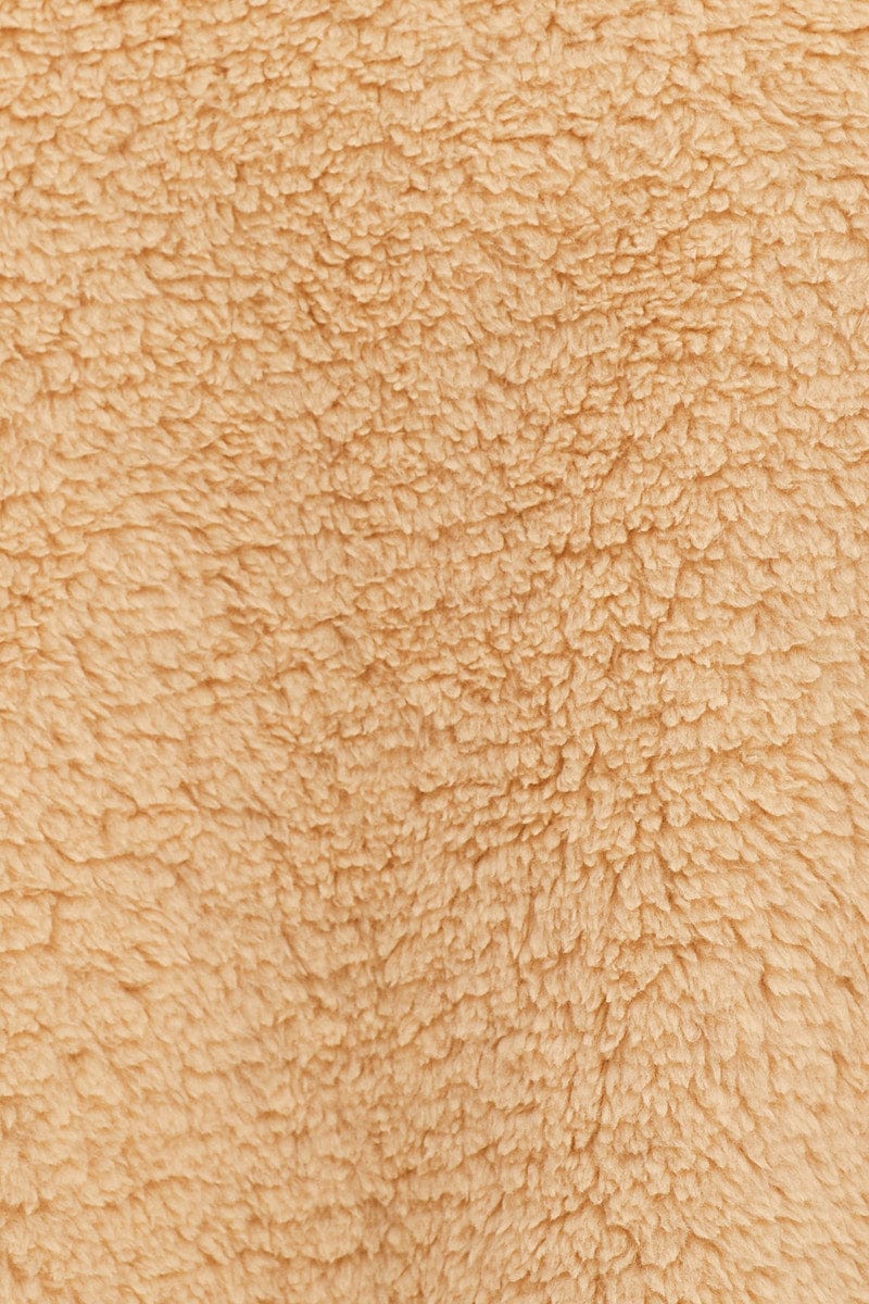 Beige Loungewear Teddy Jacket - Image 6