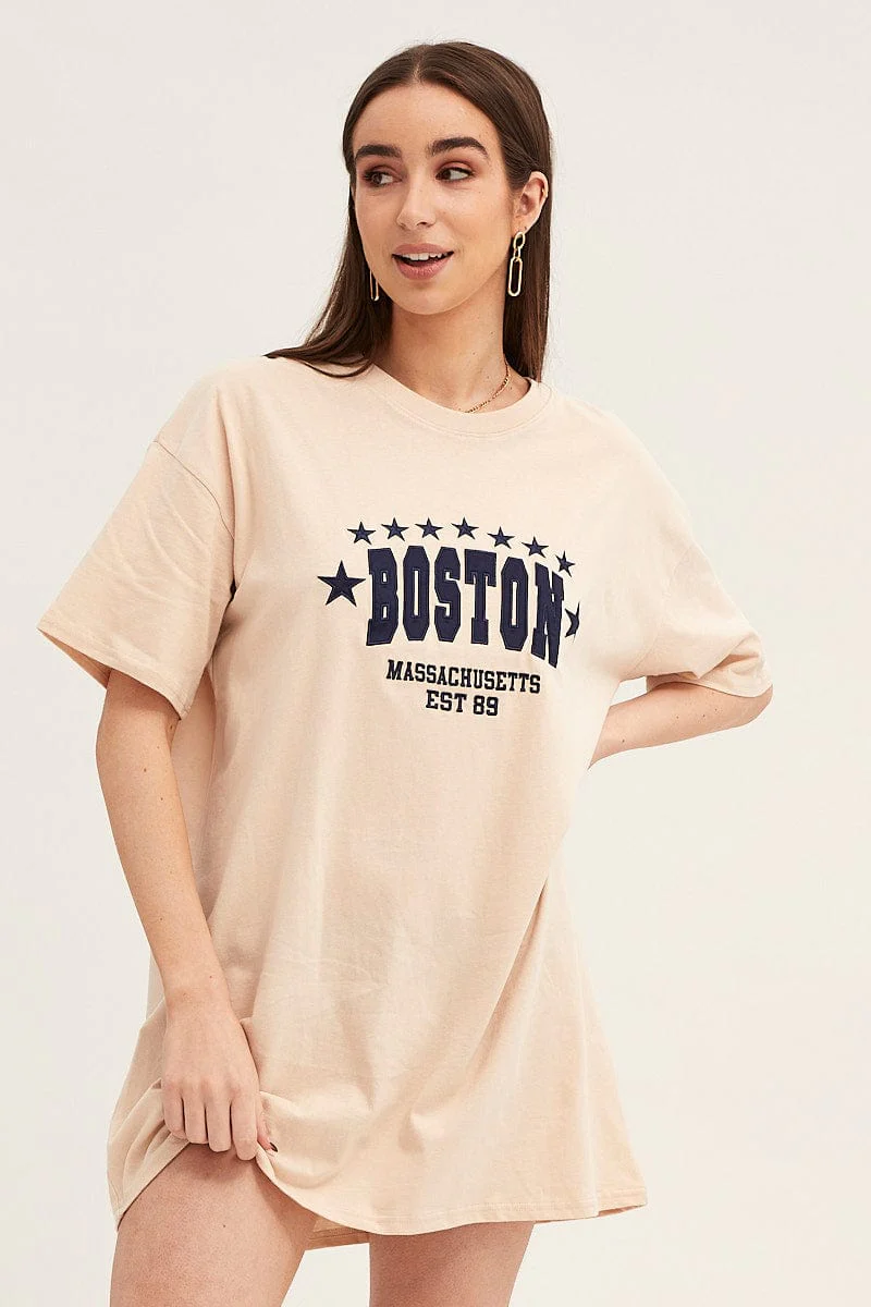 Beige Smock Top - Image 2