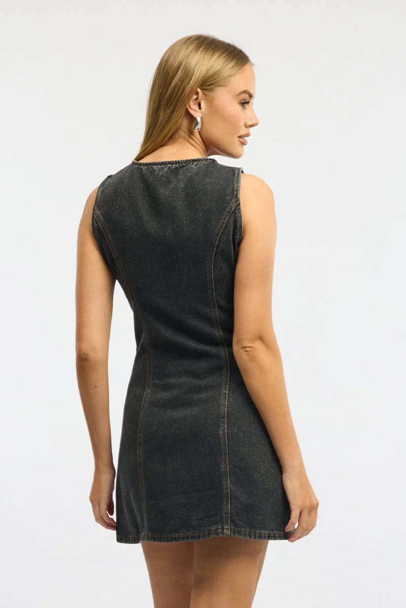 Black Bodycon Dress Mini - Image 4