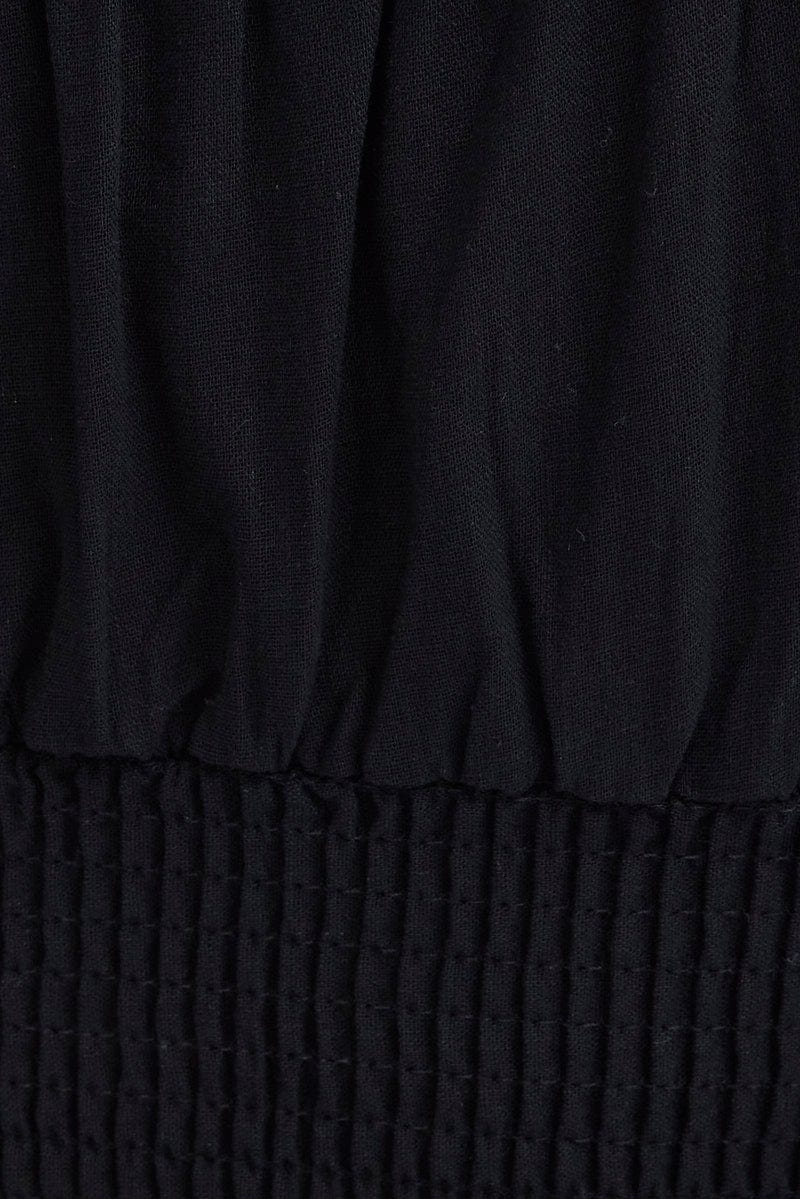 Black Bodysuit Long Sleeve Sweetheart Neck - Image 6
