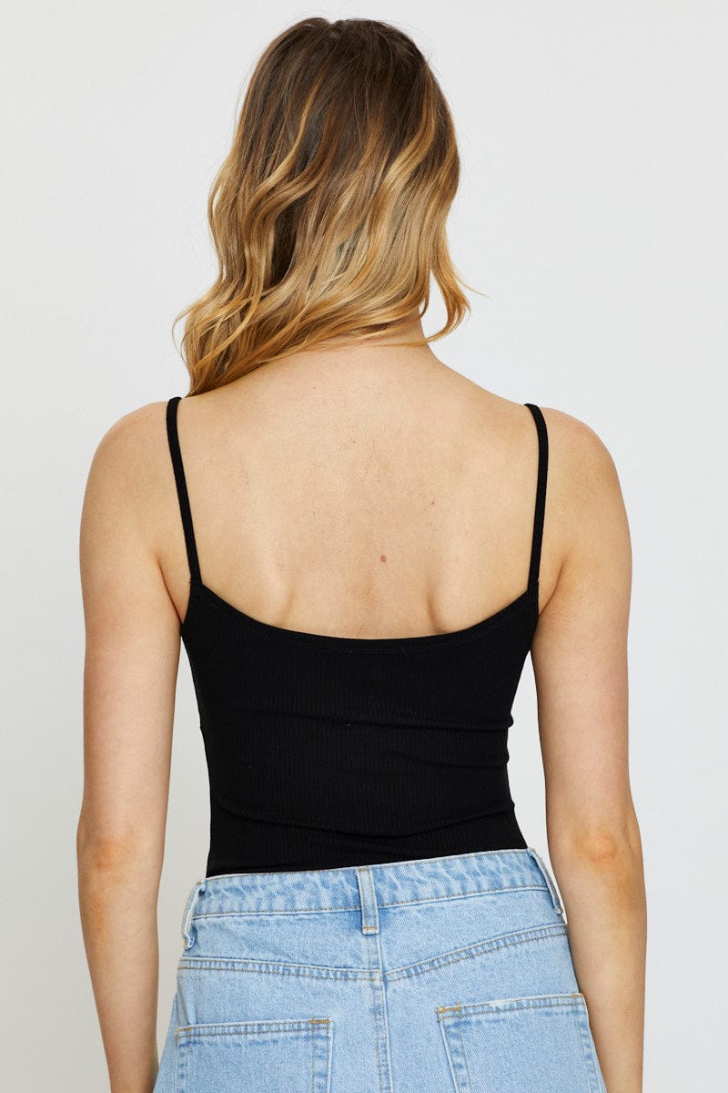 Black Bodysuit Sleeveless - Image 5
