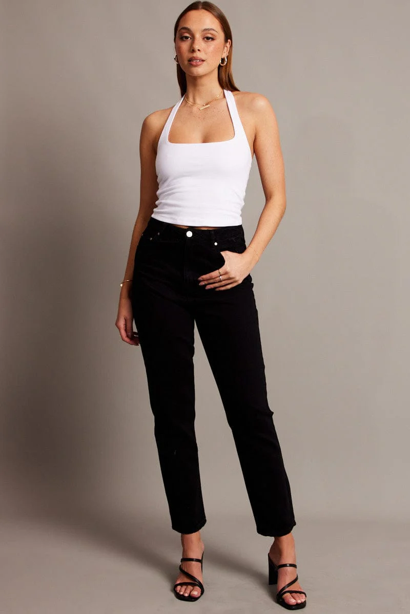 Black Boyfriend Jean High Rise - Image 2