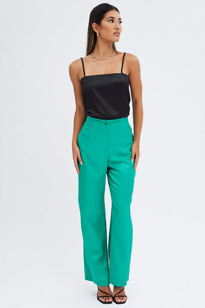 Black Cami Sleeveless Longline Tunic Top - Image 3