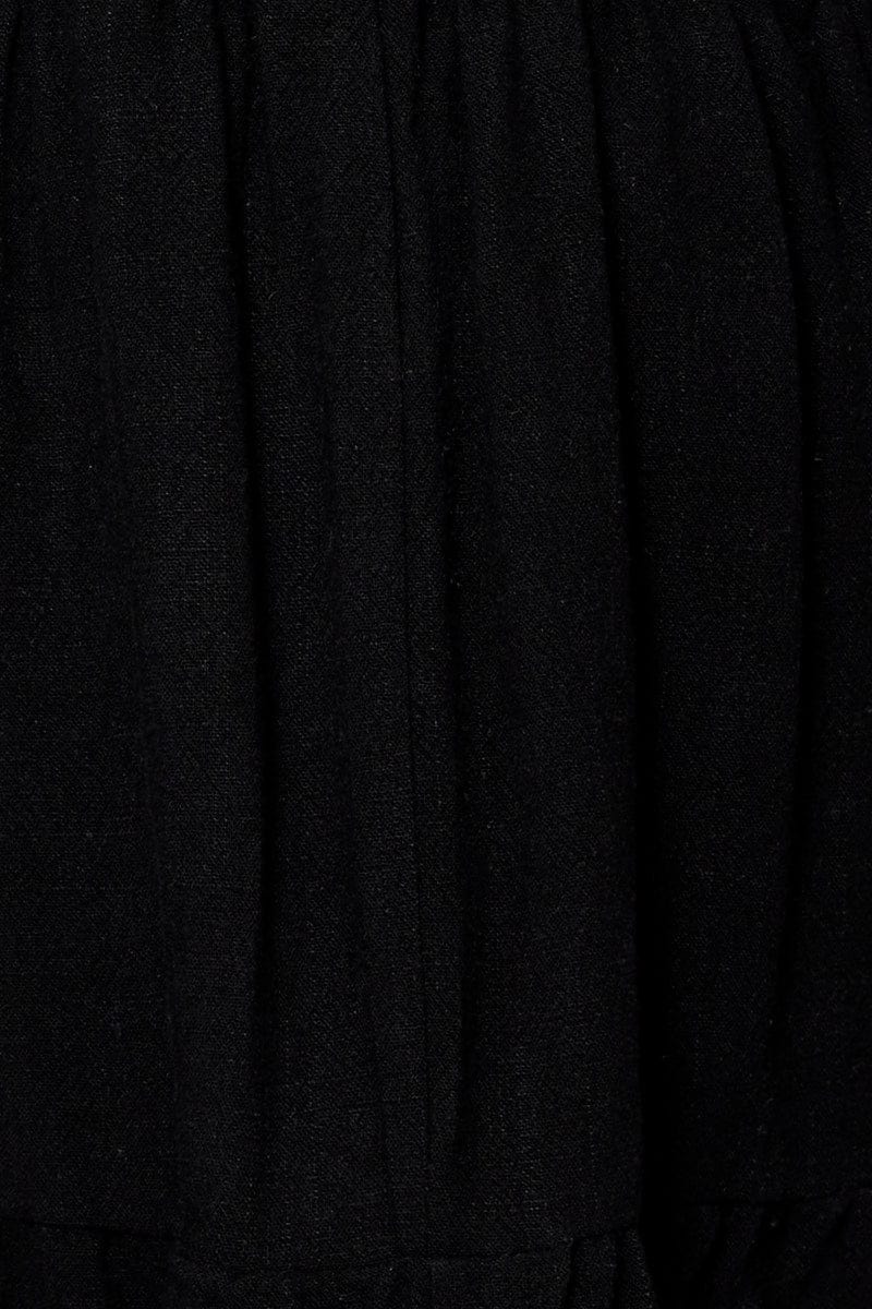 Black Cami Top Sleeveless Crop - Image 6