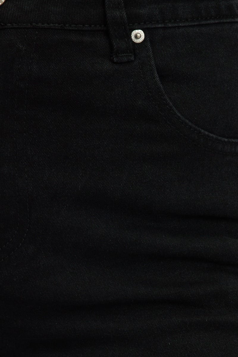 Black Capri Jeans Mid Rise - Image 6