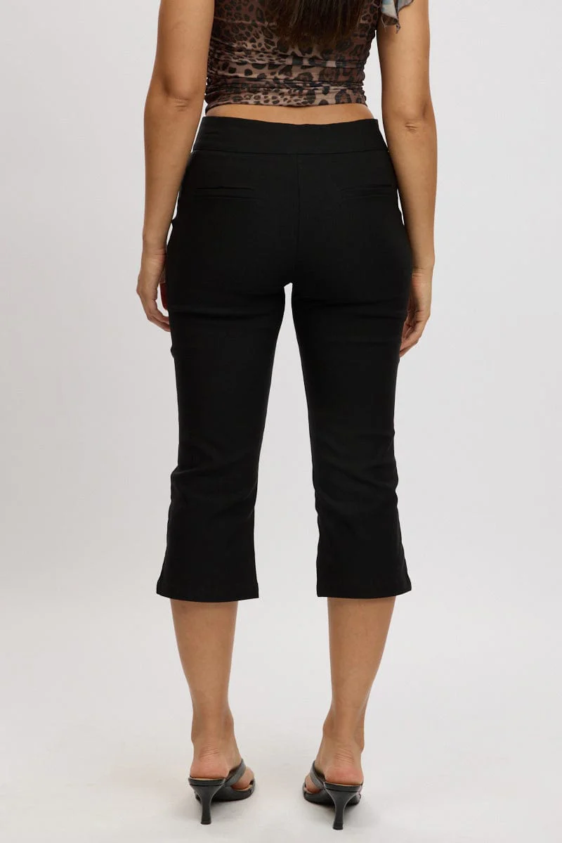Black Capri Pants Low Rise - Image 5