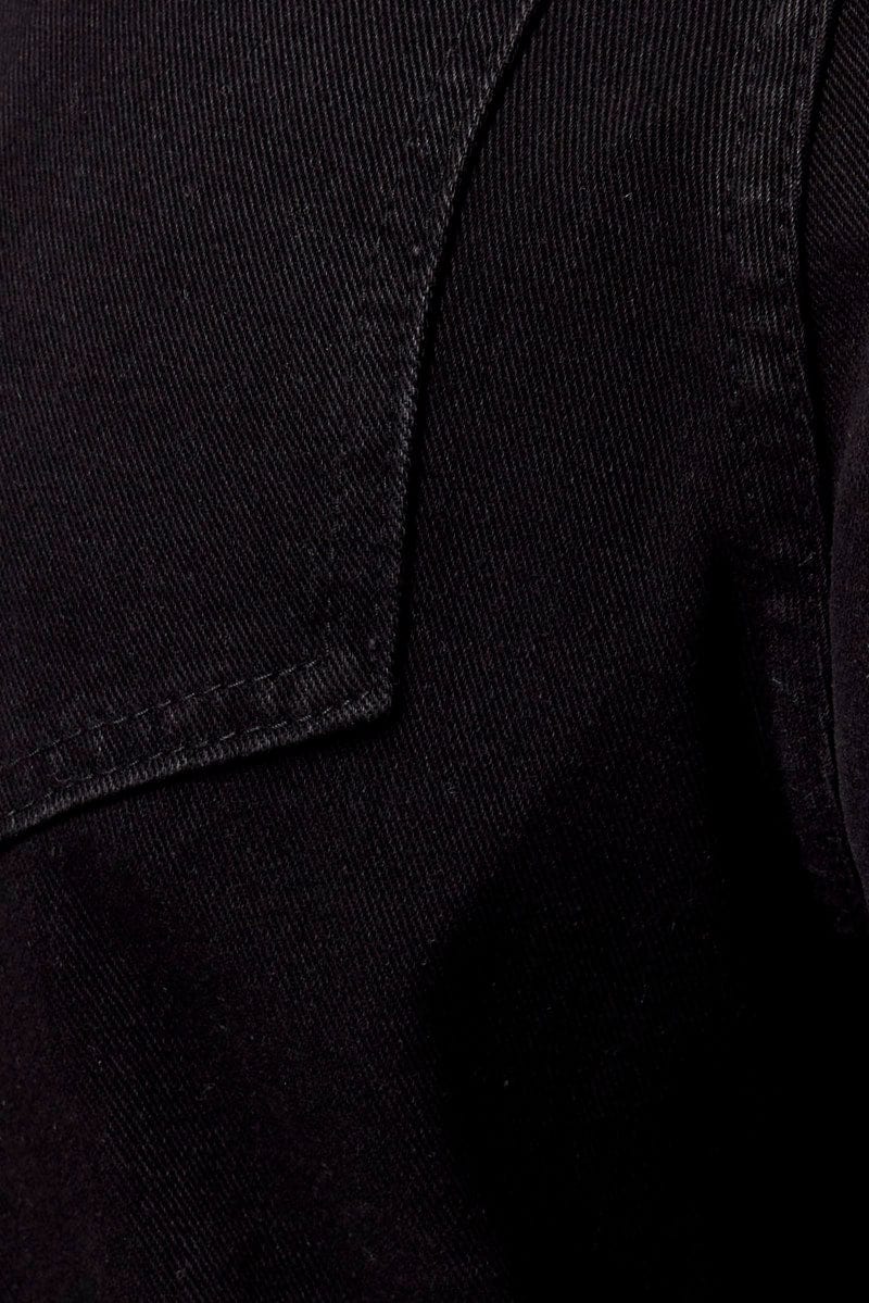 Black Cargo Jean Mid Rise - Image 6