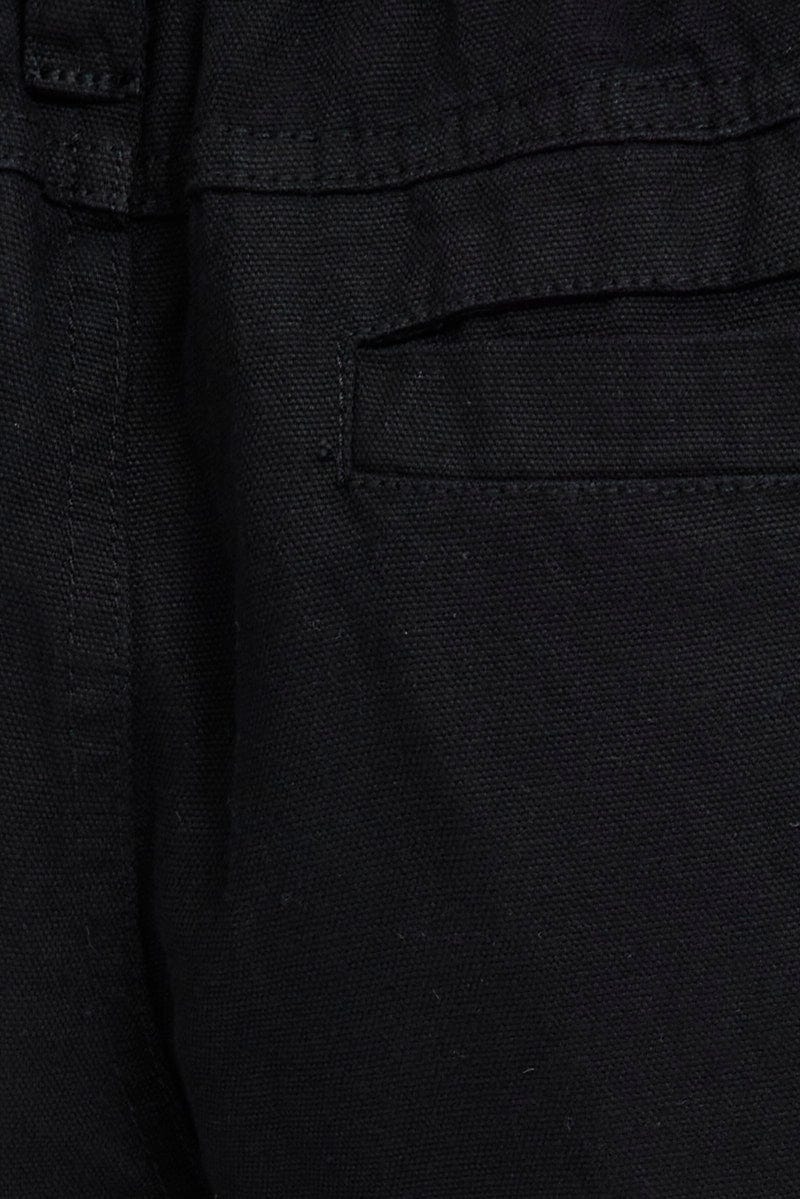 Black Cargo Pants Mid Rise - Image 6
