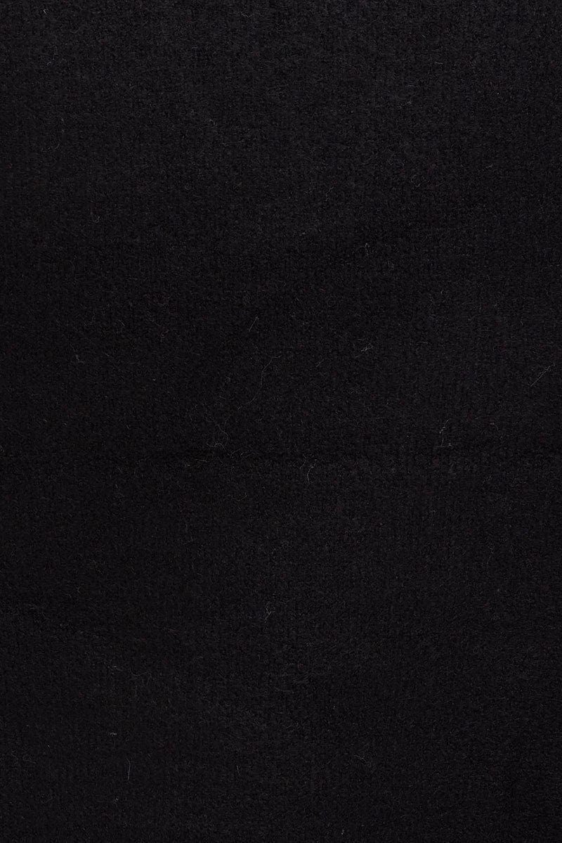 Black Collar Knit Jumper Stripe - Image 6