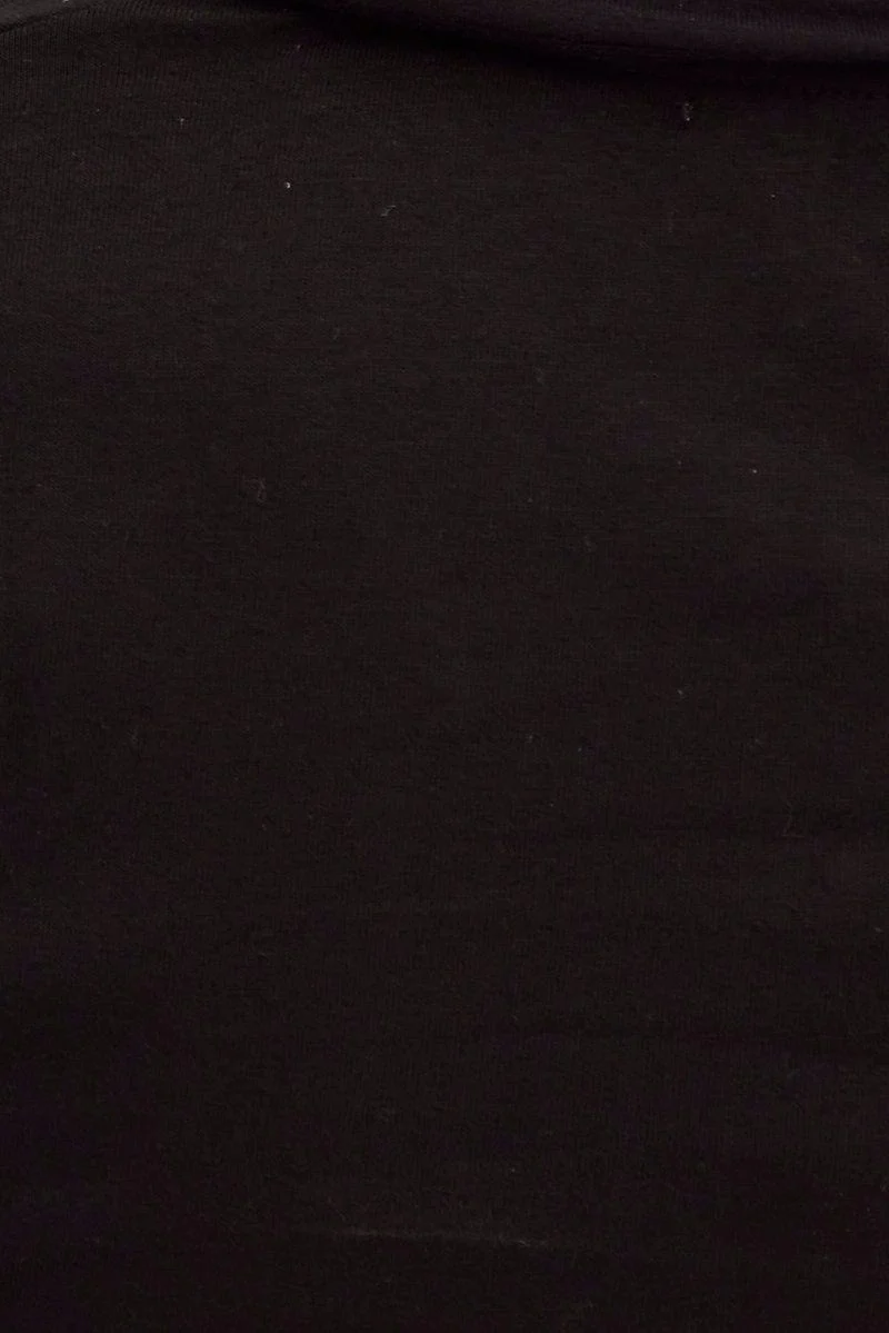 Black Crop Polo Short Sleeve - Image 6