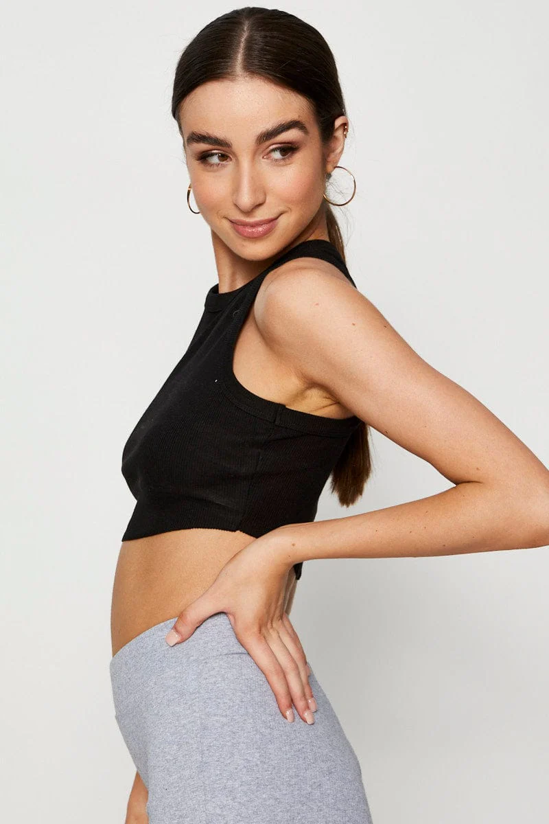 Black Crop Top - Image 4