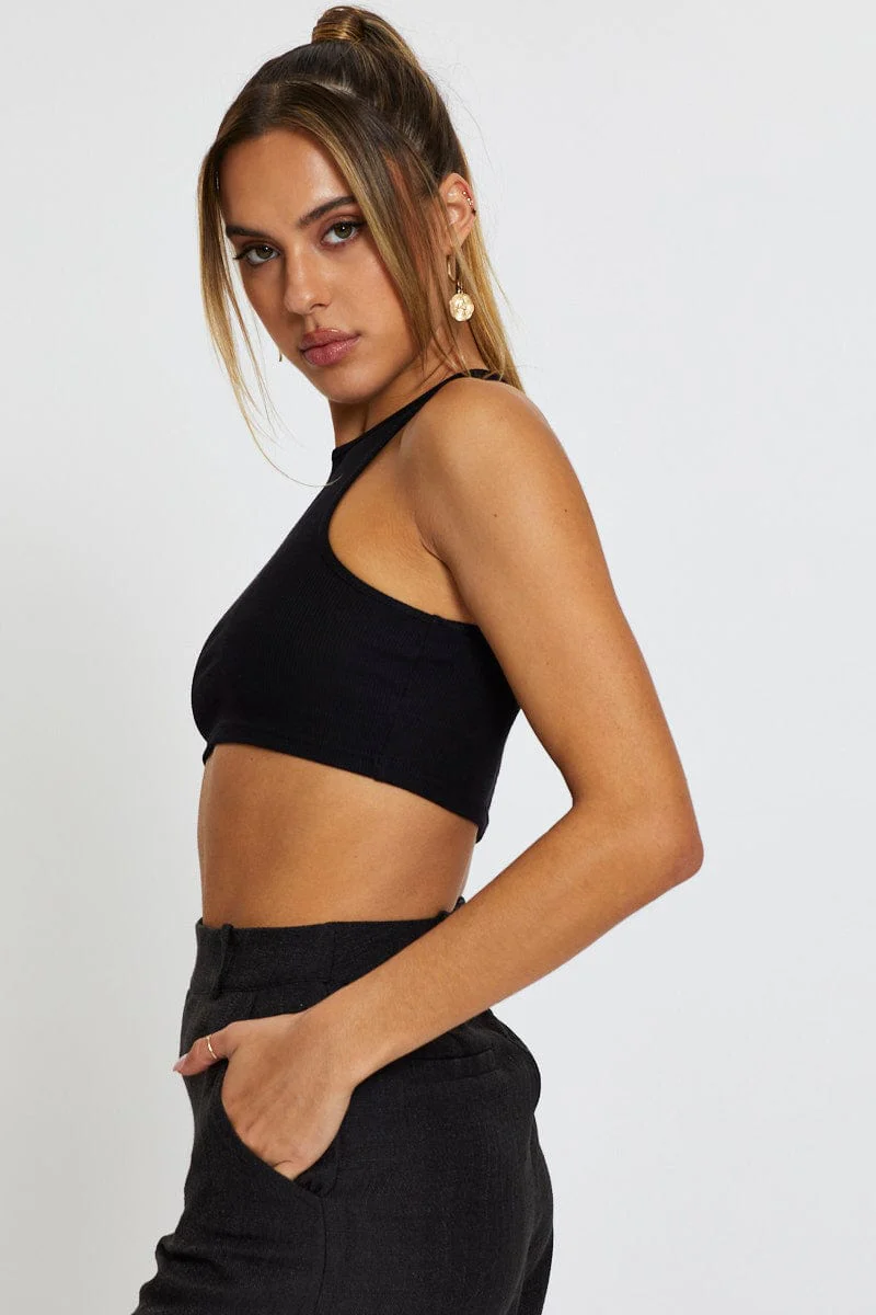 Black Crop Top - Image 4