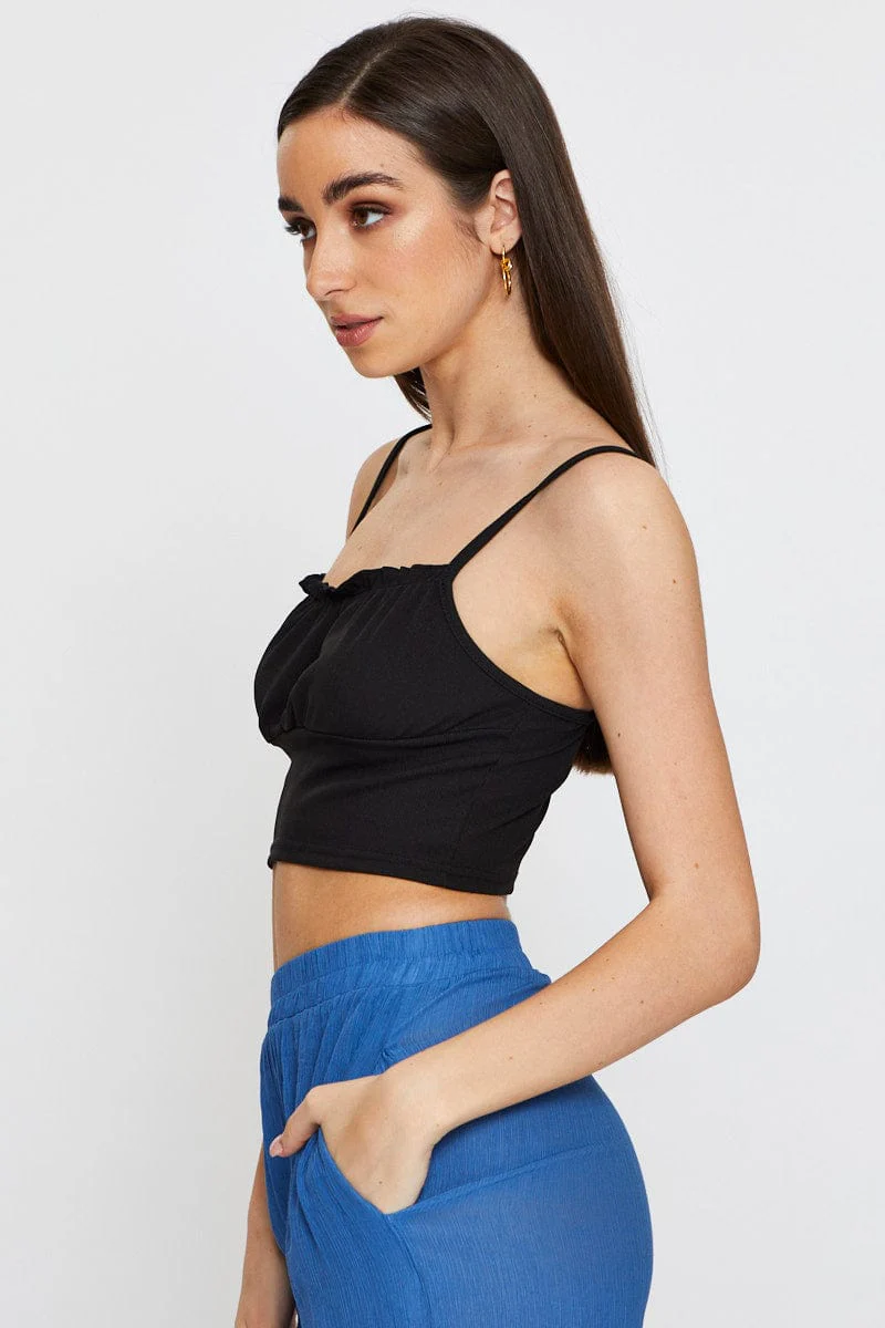 Black Crop Top - Image 4