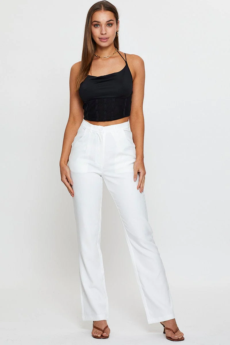 Black Crop Top - Image 2