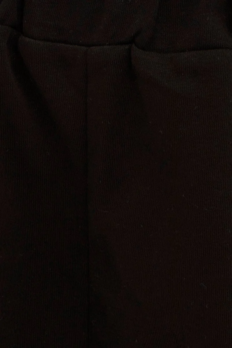 Black Crop Top Loungewear Set - Image 6