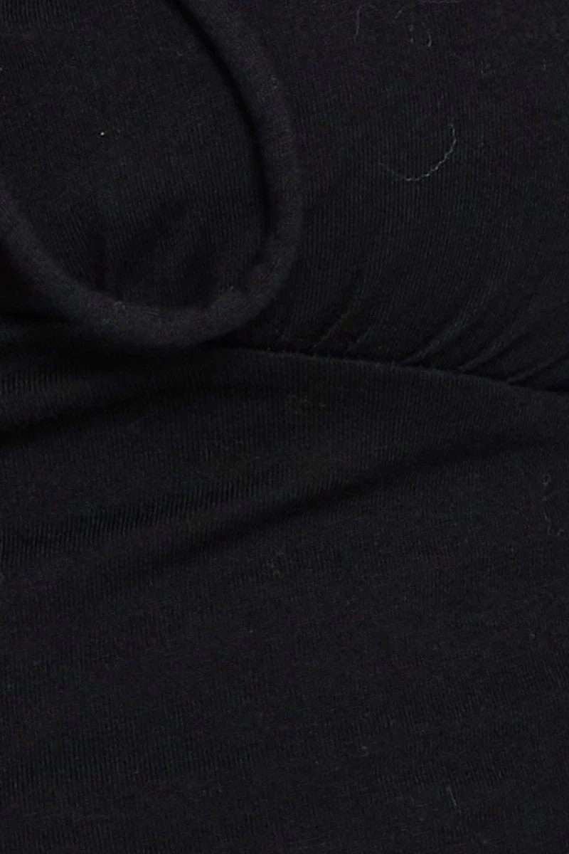 Black Crop Top Short Sleeve - Image 6