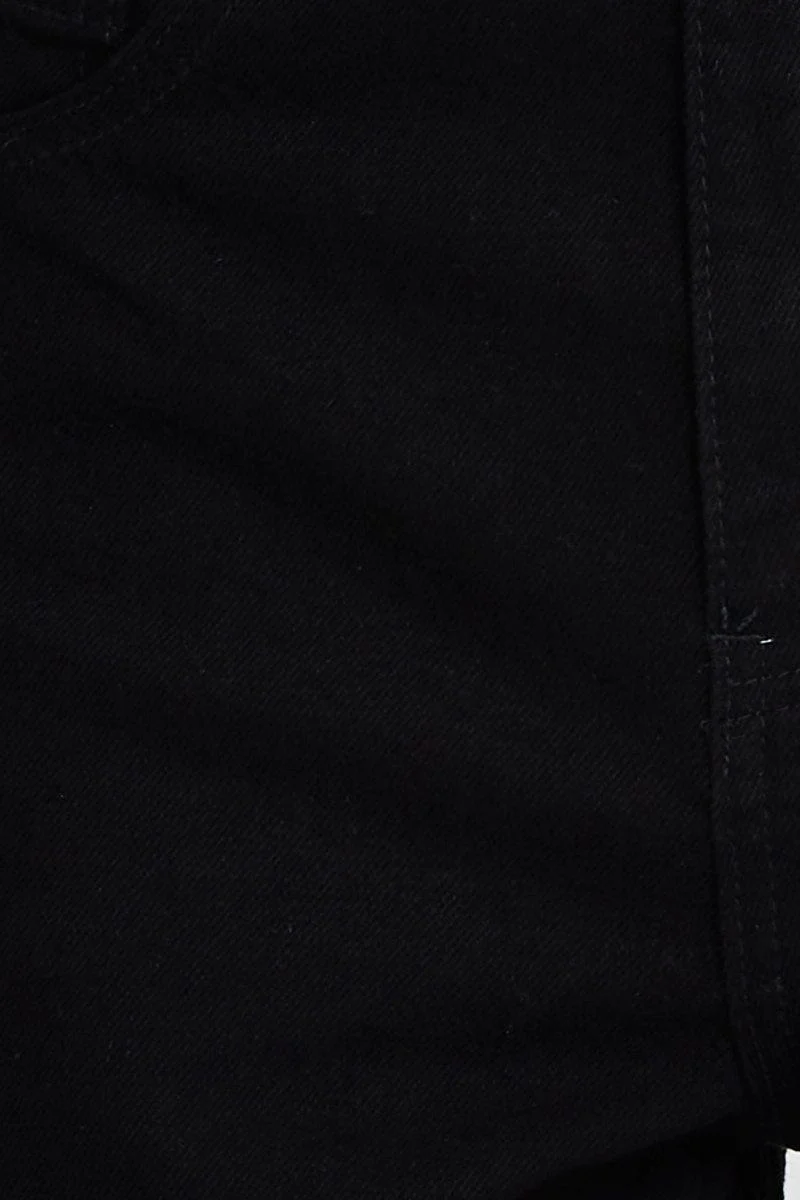 Black Denim Shorts - Image 6