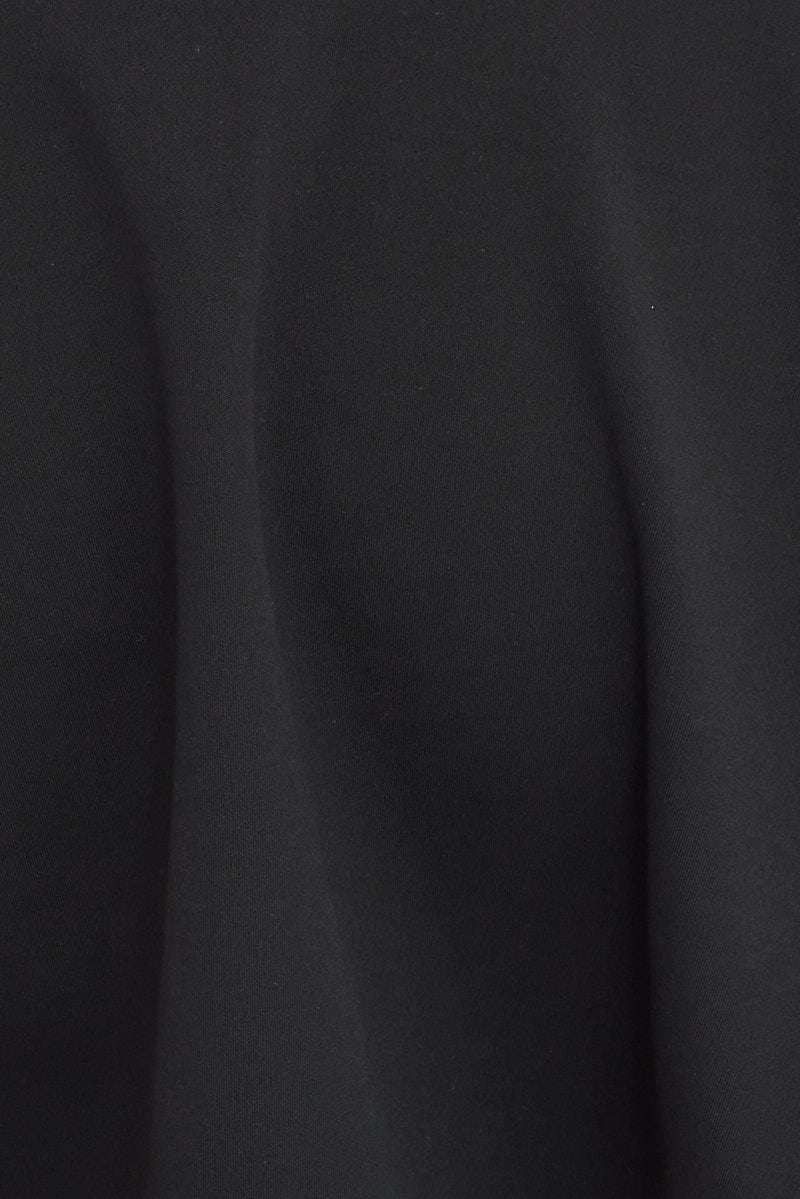 Black Flare Mini Skort Skirt - Image 6