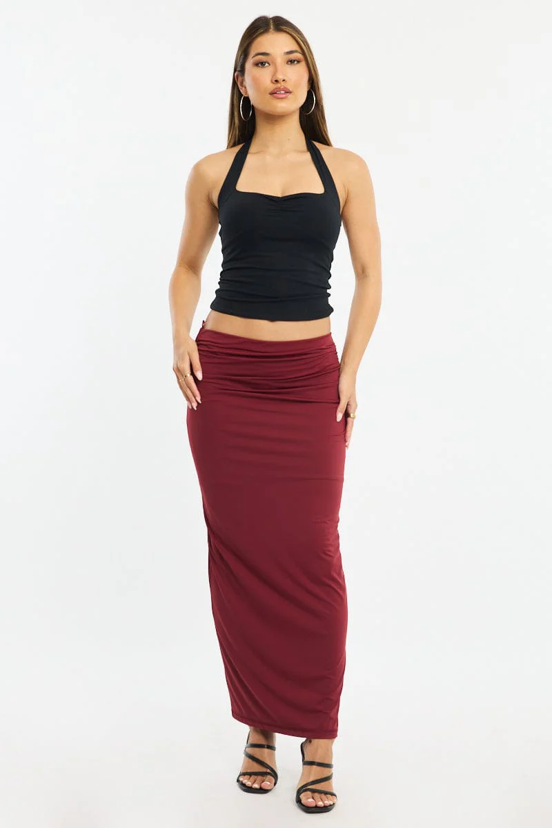 Black Halter Top - Image 2