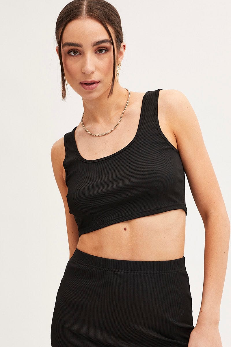 Black Jersey Top - Image 3