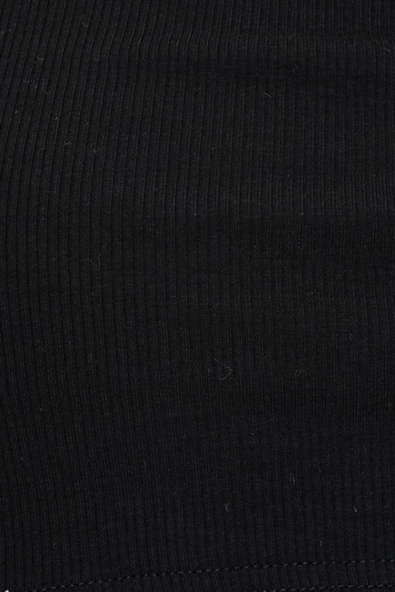 Black Keyhole Hole Halter Neck Top - Image 6