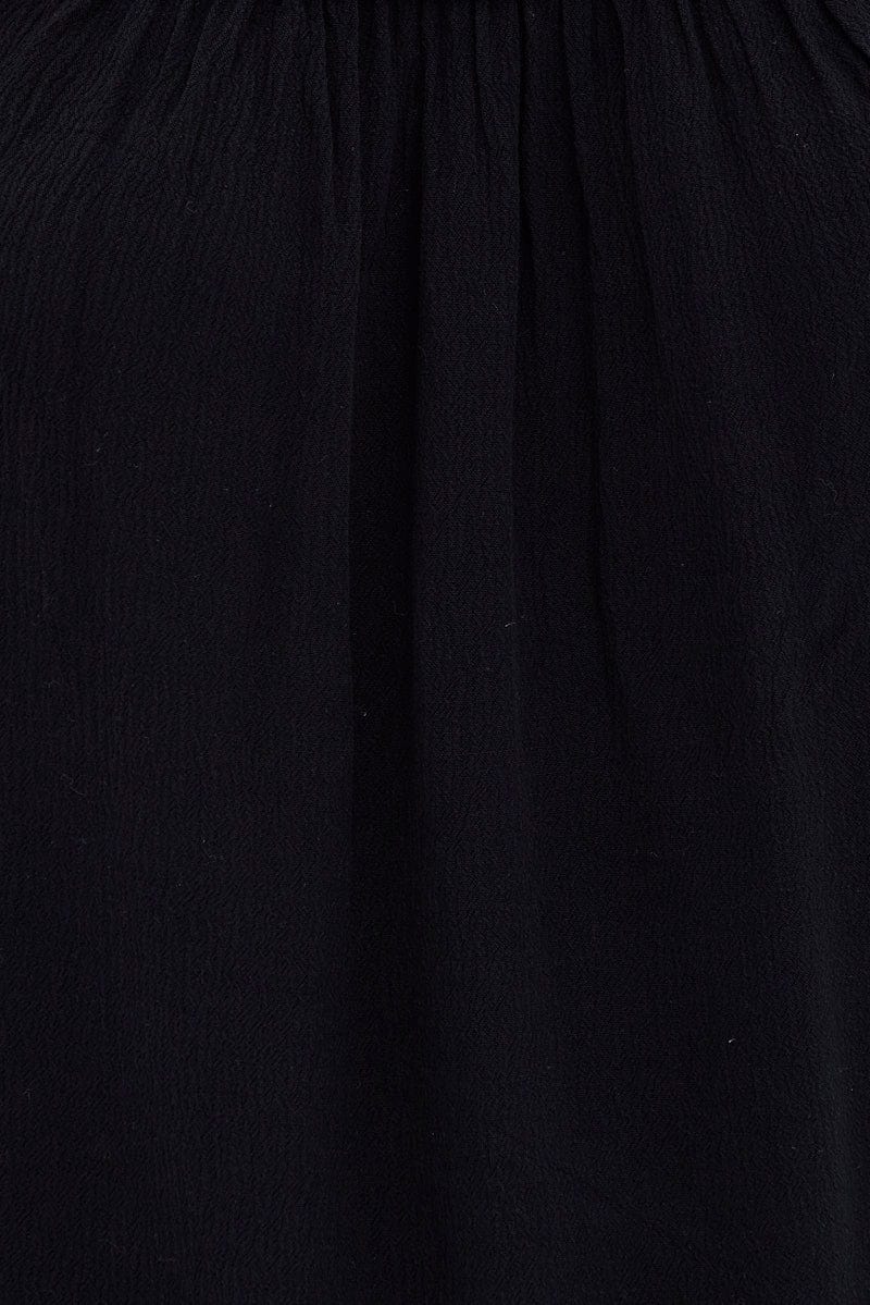 Black Lace Trim Top - Image 6