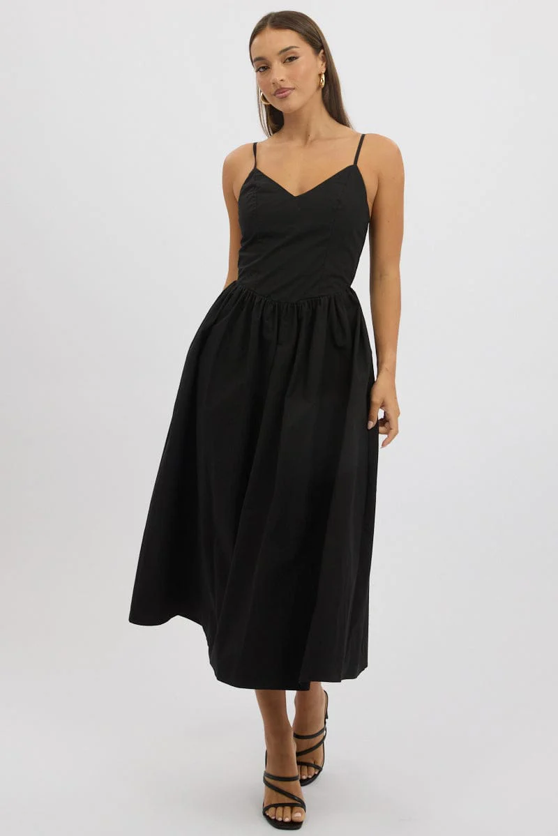Black Maxi Dress Singlet - Image 3