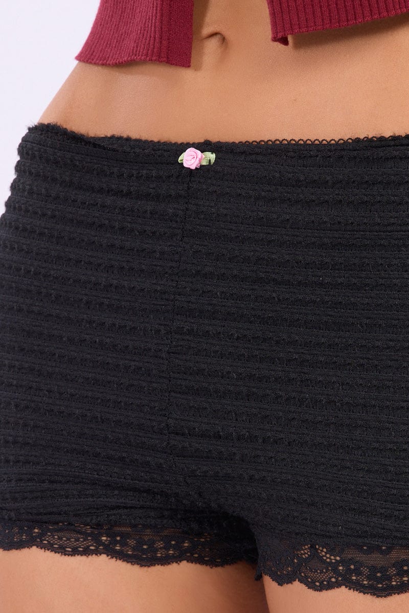 Black Micro Shorts - Image 6