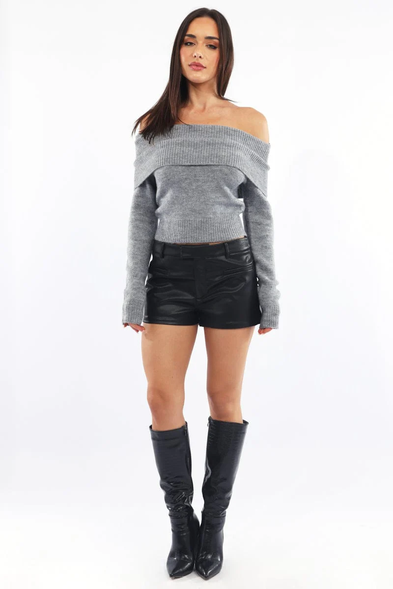 Black Micro Shorts - Image 2