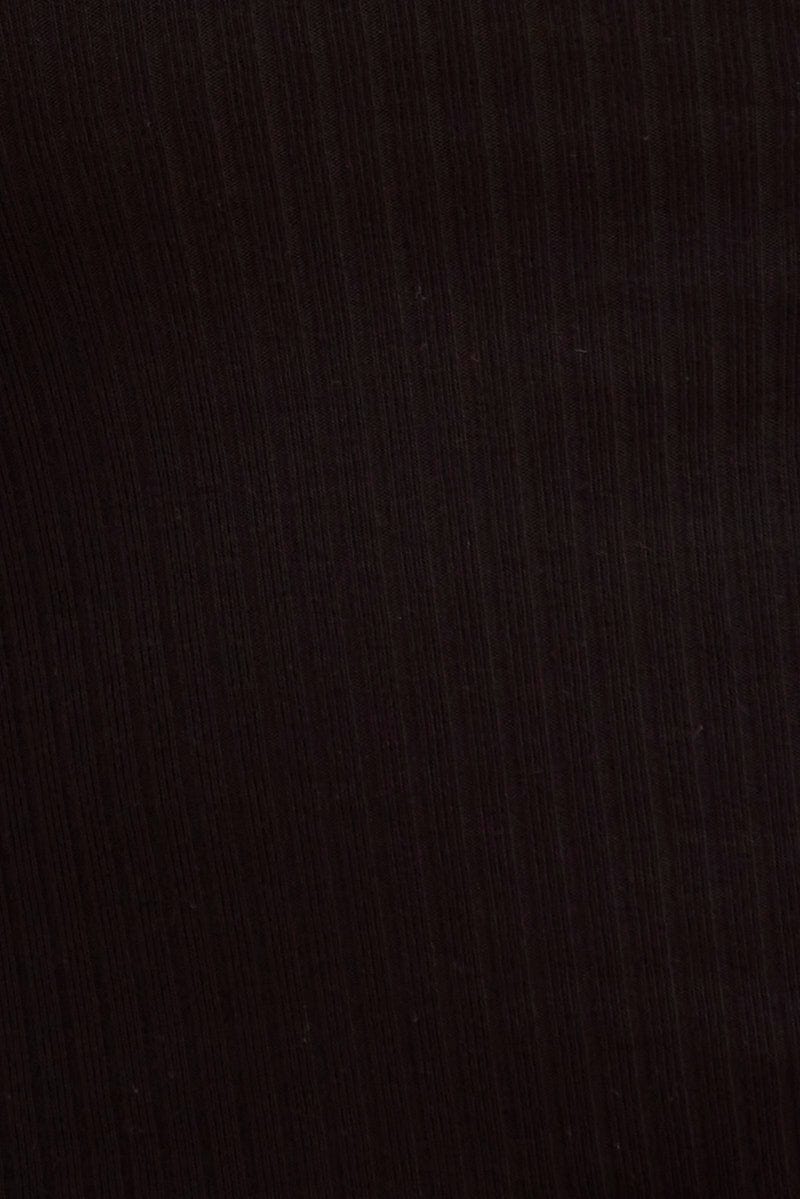 Black Prea Bind Detail Singlet - Image 6