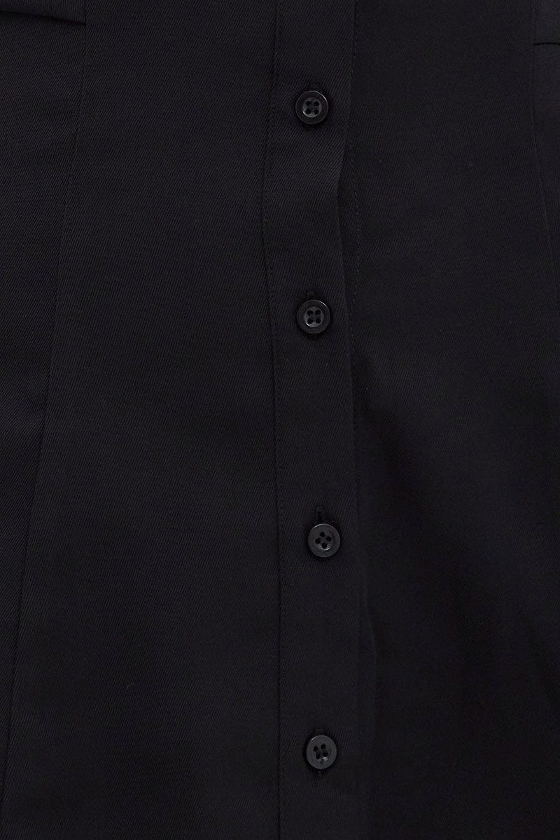 Black Shirt Dress Long Sleeve - Image 6