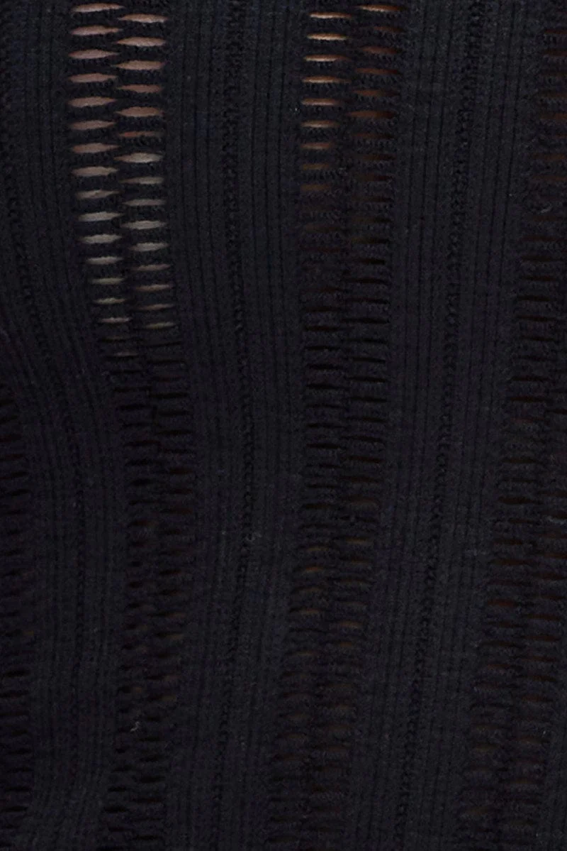 Black Singlet Top Seamless - Image 6