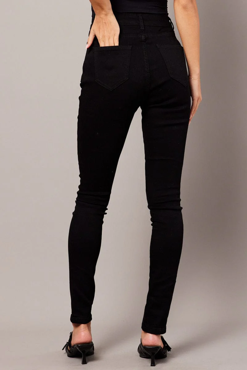 Black Skinny Jean High Rise - Image 5