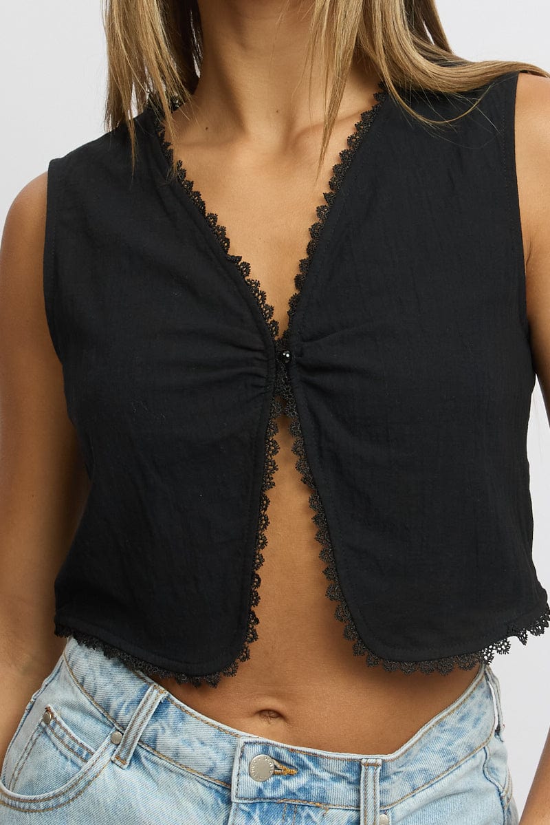 Black Sleeveless Top - Image 6