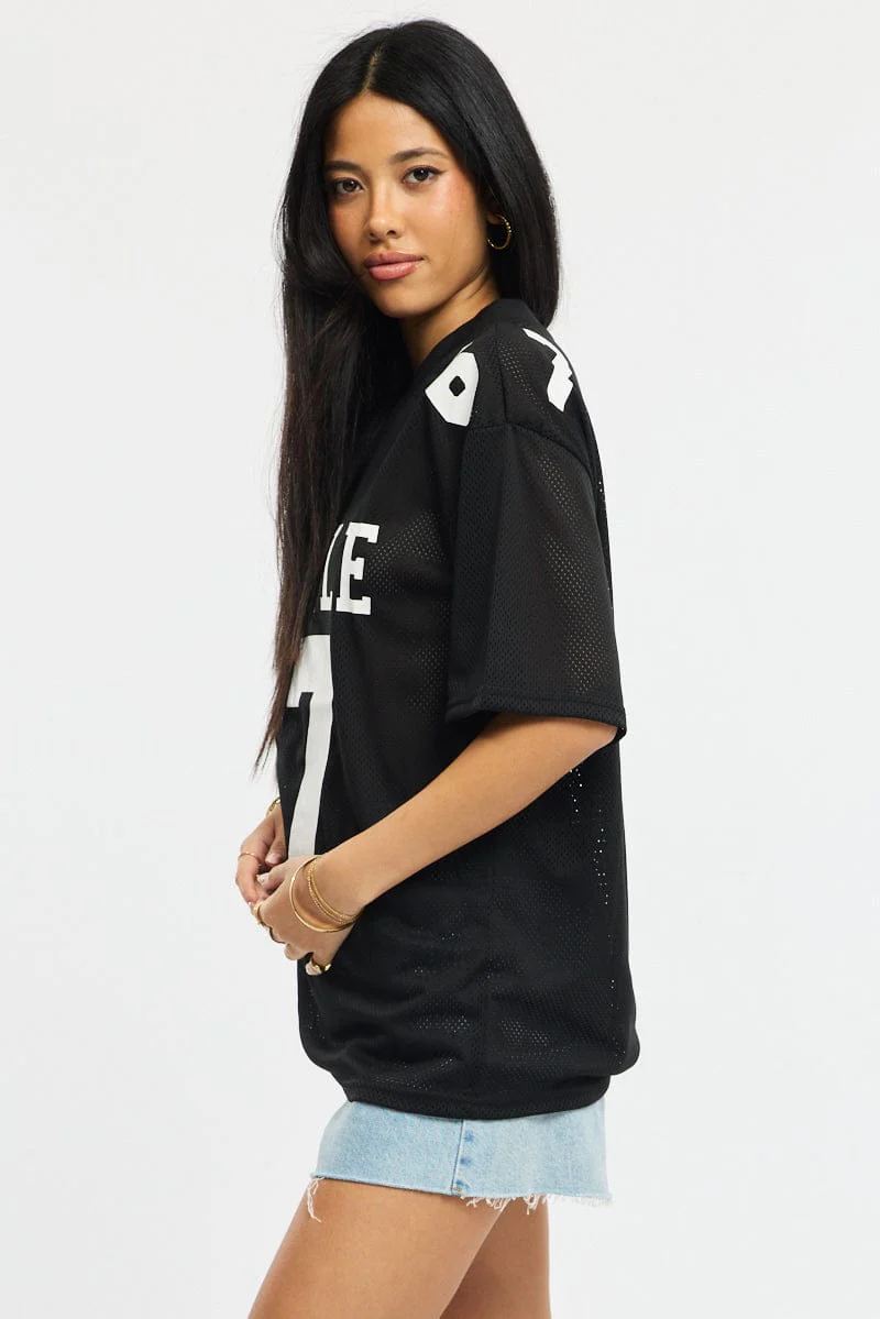 Black Sport Tee Short Sleeve - Image 3