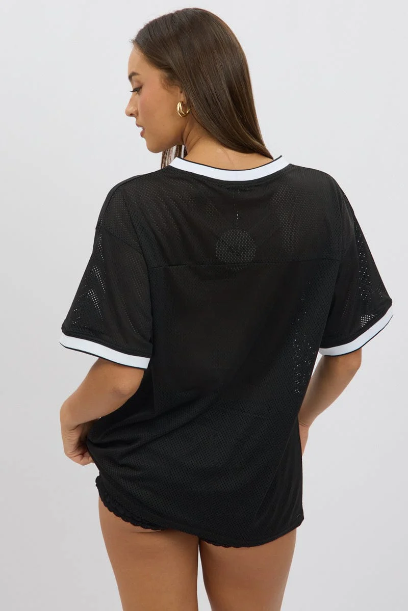 Black Sport Tee Short Sleeve - Image 4