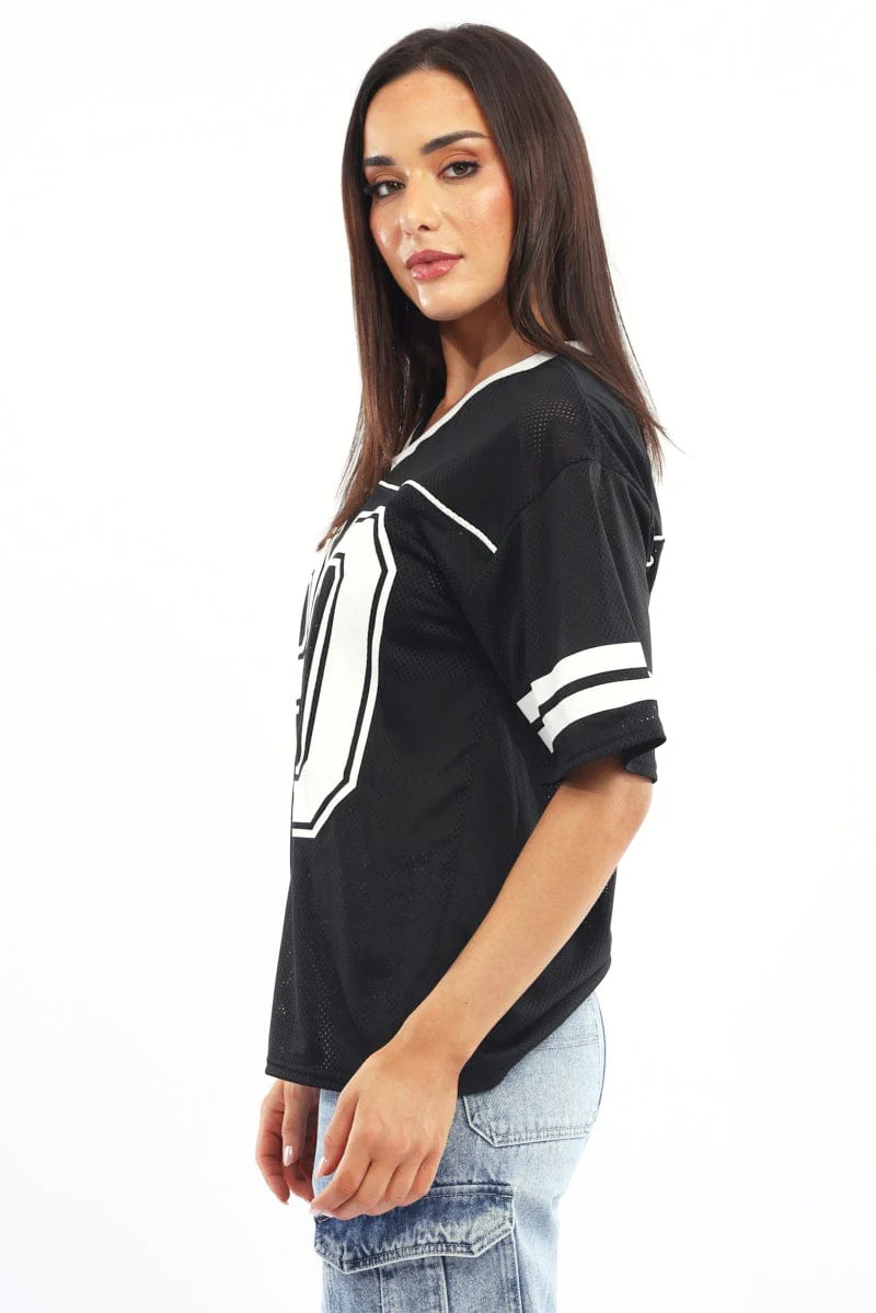 Black Sport Tee Short Sleeve - Image 3