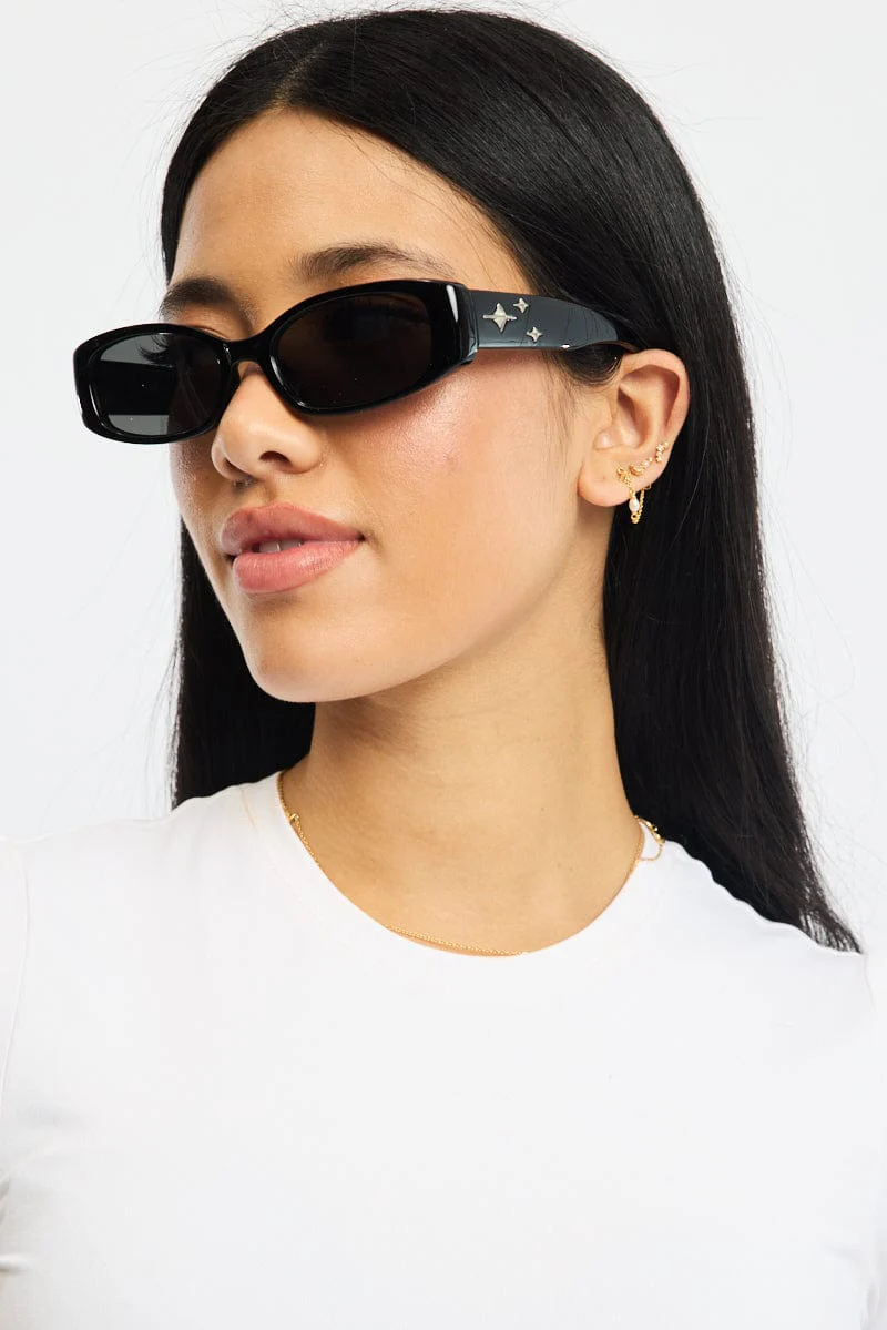 Black Square Sunglasses
