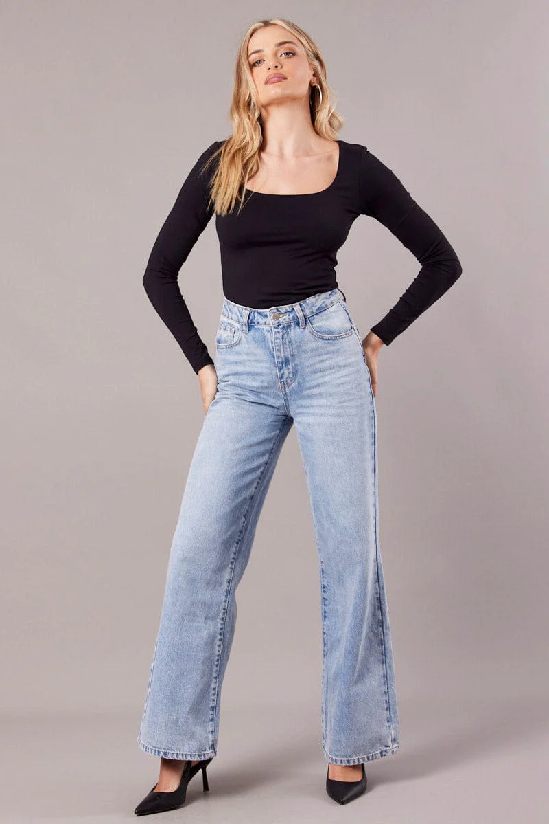 Black Supersoft Top Long Sleeve - Image 2