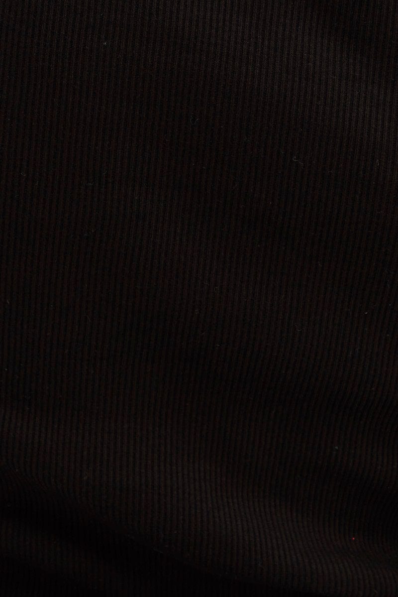 Black T-Shirt Short Sleeve V Neck - Image 6