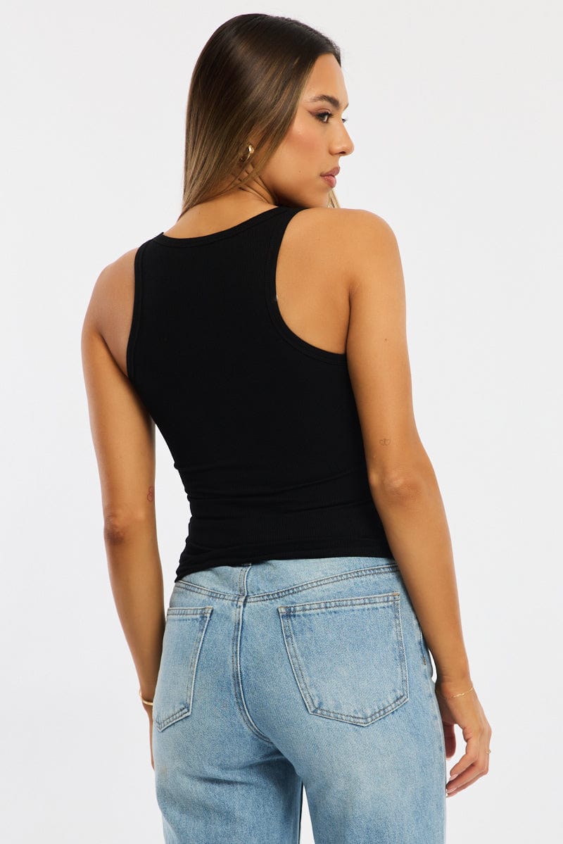 Black Tank Sleeveless - Image 4