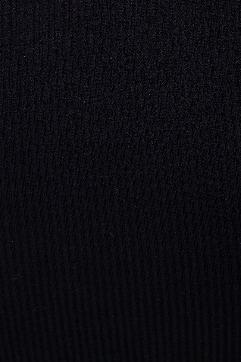 Black Tank Top Sleeveless Crew Neck - Image 6