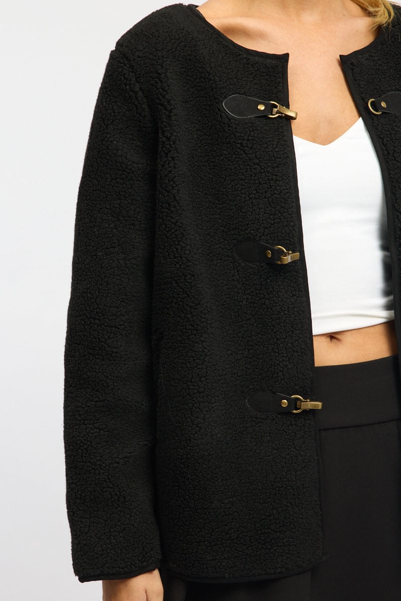 Black Terry Coat - Image 5