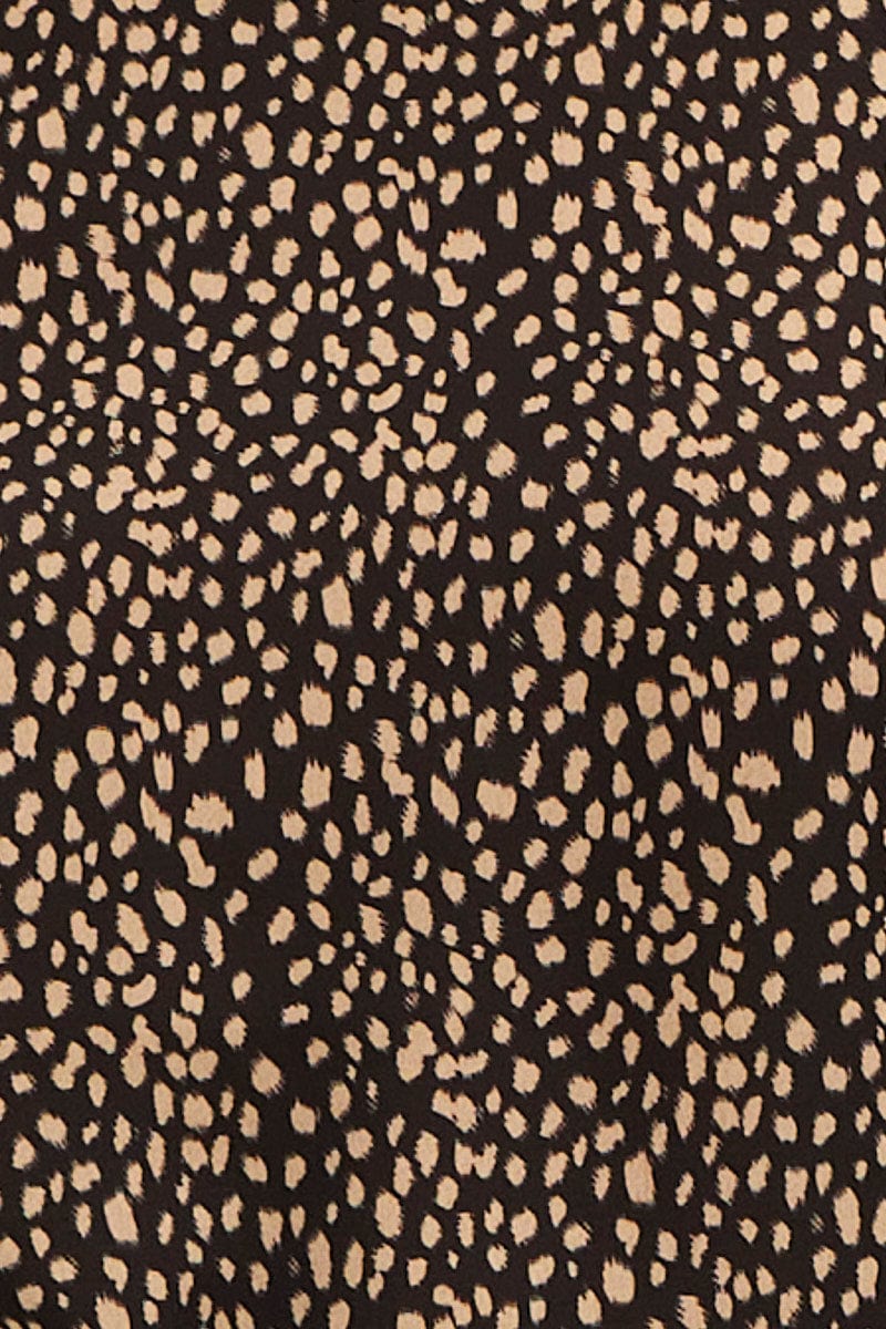 Black Three-Quarter Sleeve Work Wear Top - Image 6