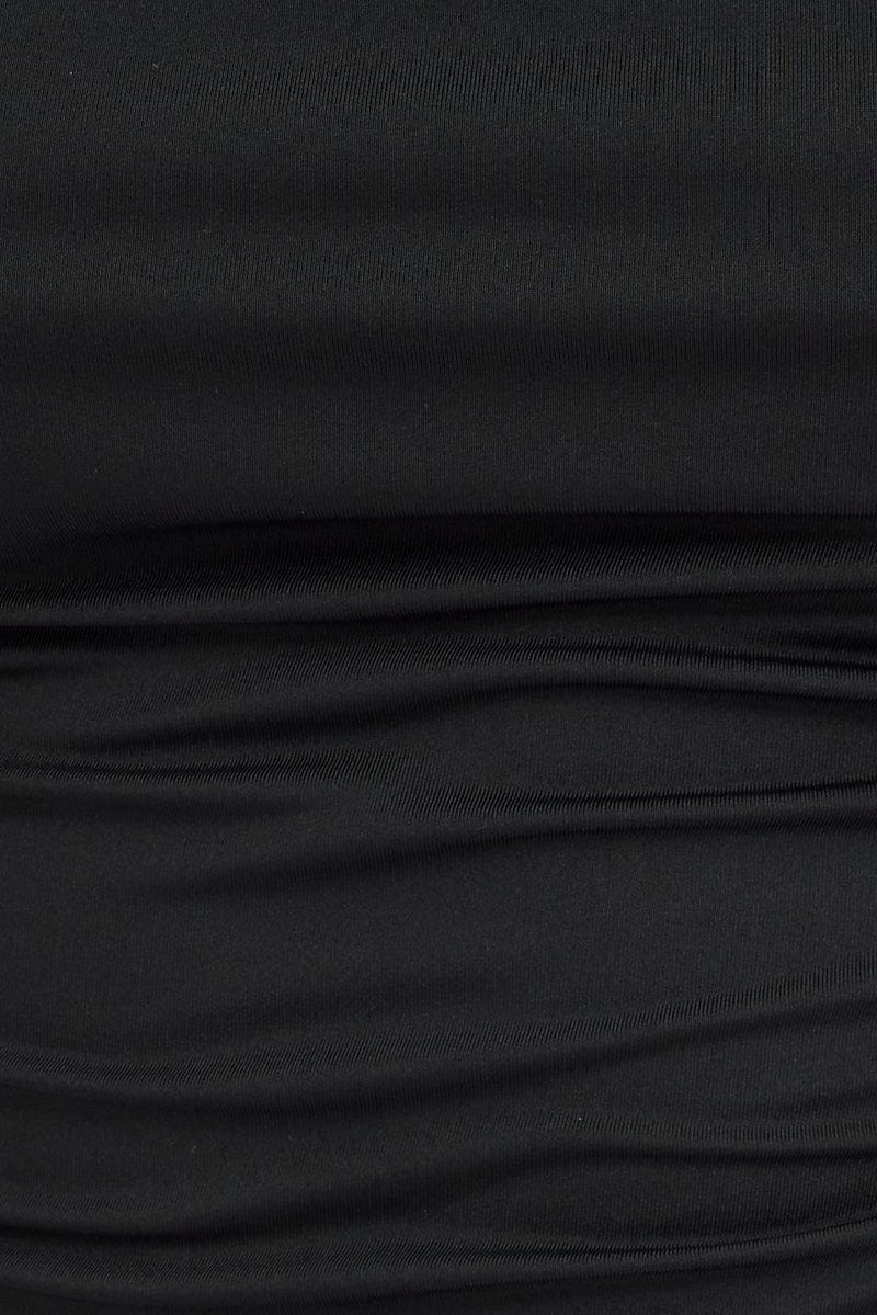 Black Top Crop Strap Corsage - Image 6