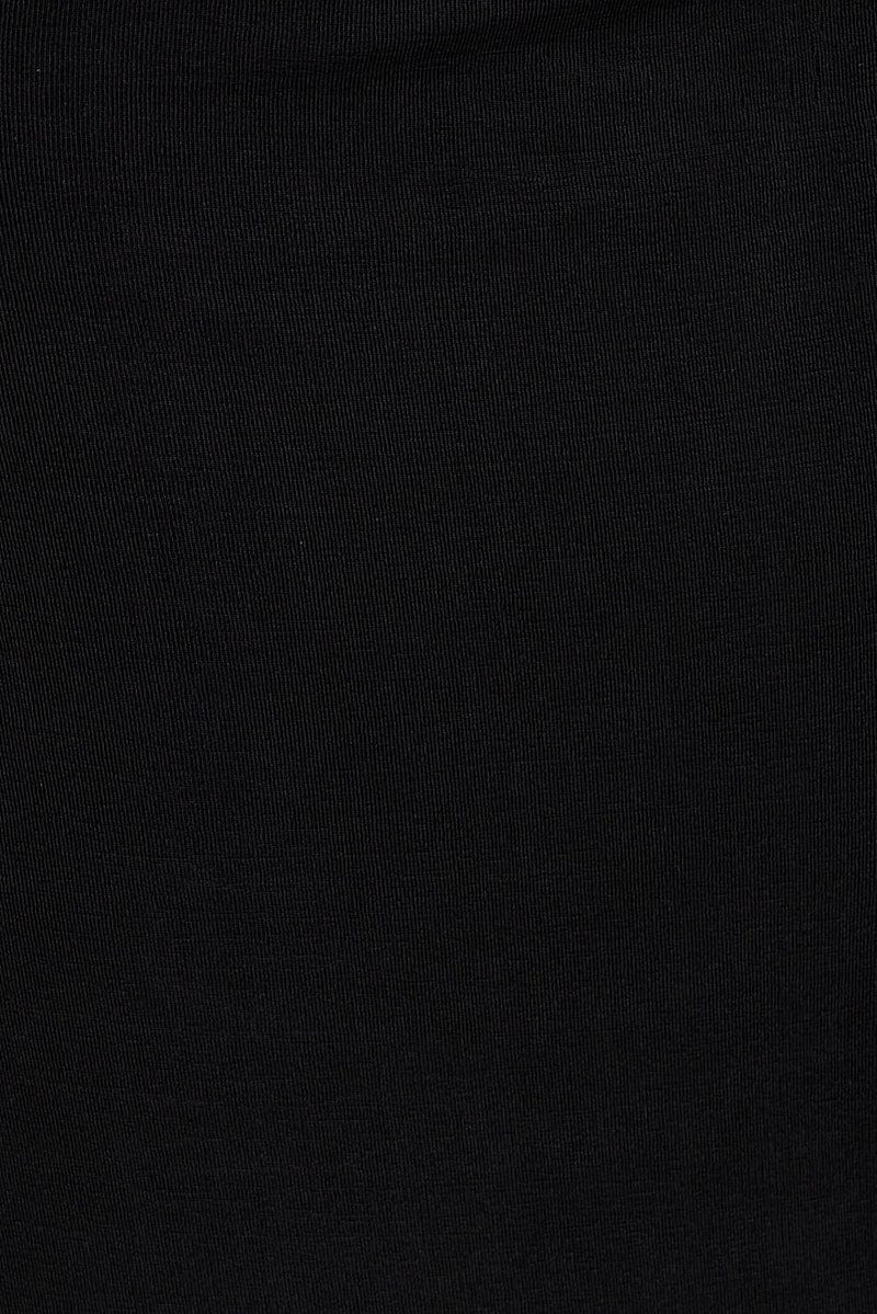 Black Twist Maxi Skirt - Image 6