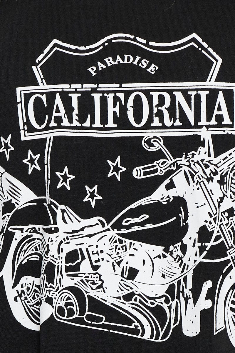 Black Vintage Motorbike Sweater - Image 6